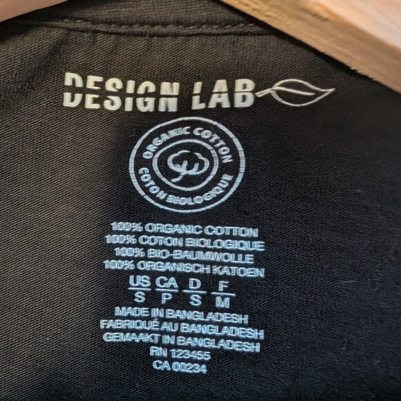 Design Lab Black Ruched Mini Dress - Picture 3 of 4